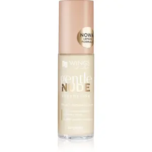 AA Wings of Color Gentle Nude Foundation tekutý make-up s hydratačním účinkem odstín 401 Ivory 30 ml
