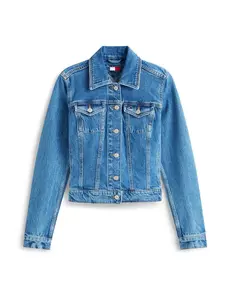 Tommy Jeans Prechodná bunda 'VIVIANNE'  modrá denim
