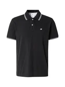 Champion Authentic Athletic Apparel Tričko  čierna / biela