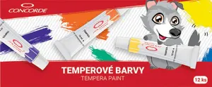 Temperové barvy CONCORDE 12ks, 12ml
