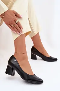 Vinceza lodičky na blokovom podpätku