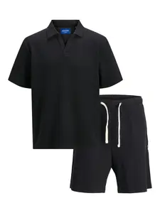 JACK & JONES Joggingová súprava 'JORISLINGTON'  čierna