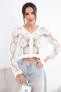 Dámský letní svetr Kesi s knoflíčky černý