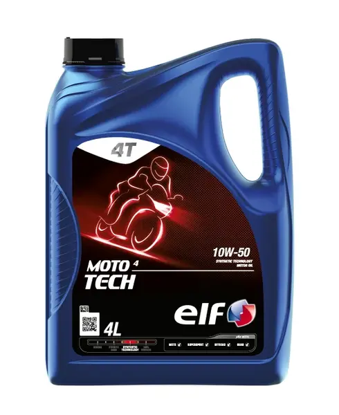 Motorový olej ELF MOTO 4 TECH 10W50, 4 l