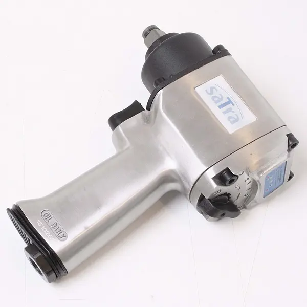 Pneumatický rázový utahovák, kompaktní, 1/2", 750 Nm - SATRA