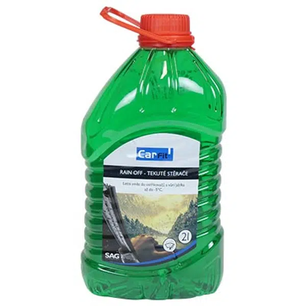 Kapalina do ostřikovačů, letní -5 °C s funkcí tekutých stěračů, 2 l - CARFIT