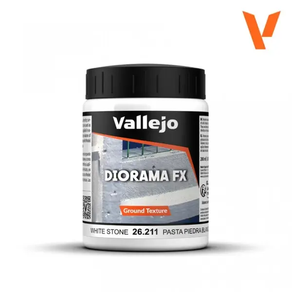 Vallejo Diorama FX 200ml – White Stone Paste