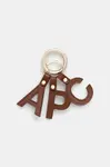 Kožená klíčenka A.P.C. porte-cles lettres