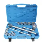 Gola sada 3/4", s teleskopickou ráčnou, 19 - 50 mm, šestihran, 16 ks dílů - SATRA