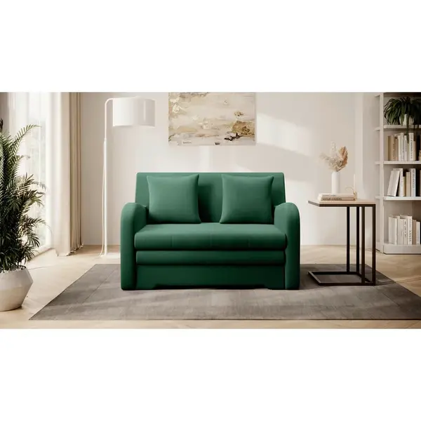 MID.YOU ROZKLÁDACÍ POHOVKA, textil, zelená