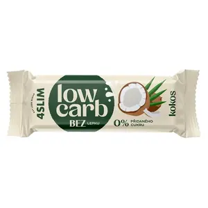 4SLIM Low carb tyčinka kokos 35 g