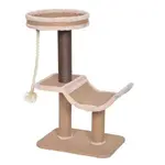 EBI Škrabací strom pre mačky 42x32x69cm hnedý