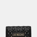 Psaníčko Love Moschino černá barva, JC5681PP0MLA0000