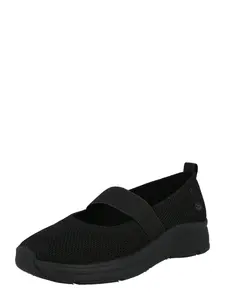 JANA Slip-on obuv  čierna