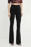 Legíny Versace Jeans Couture dámské, černá barva, hladké, 78HAC107 J0190