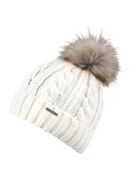 chillouts Čiapky 'Joan'  tmavobéžová / biela