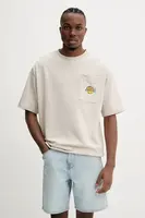 Tričko New Era béžová barva, 60596444