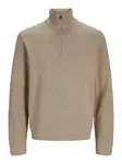 Jack & Jones Premium Sveter 'JPRBlamilano'  sivobéžová