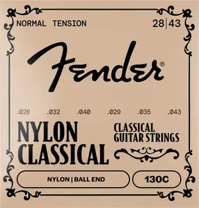 Fender 130C Clear/Silver Ball End