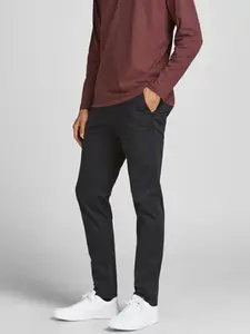 Černé chino kalhoty Jack & Jones Marco