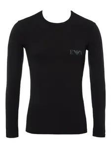 Emporio Armani Tričko  modrá / čierna