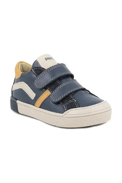 Dětské kožené sneakers boty Primigi tmavomodrá barva, PPF 79235