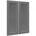 Kuchyňská dvířka Luxeo F15-G80(100) frame tmavě šedá