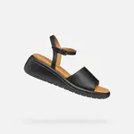 Black women's sandals Geox Meliconia - Women's