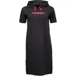 Northfinder MARICELA Dámske voľné šaty, čierna, veľkosť