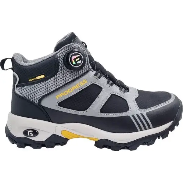 PROGRESS JUNIOR TREK MID WP Detská obuv s membránou, čierna, veľkosť