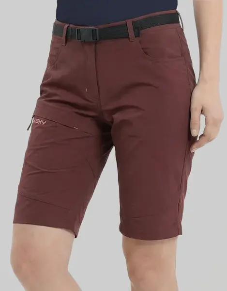 Husky Klumy L M, bordo Dámské 3/4 kalhoty