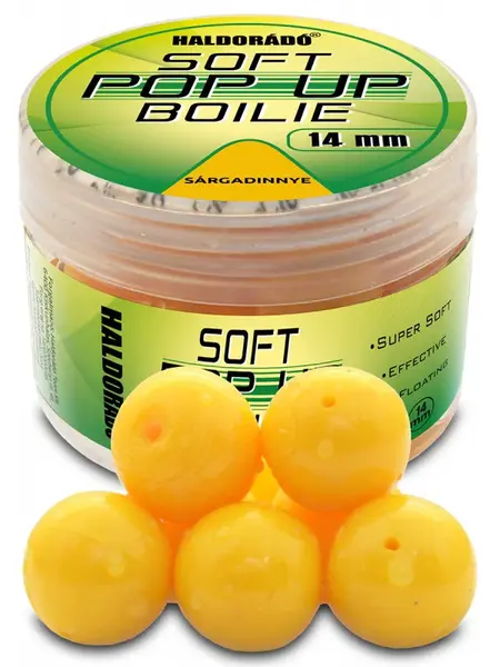 Haldorádó pop up boilie super soft žlutý meloun 14 mm