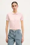 Polo tričko z vlněné směsi Guess Jeans