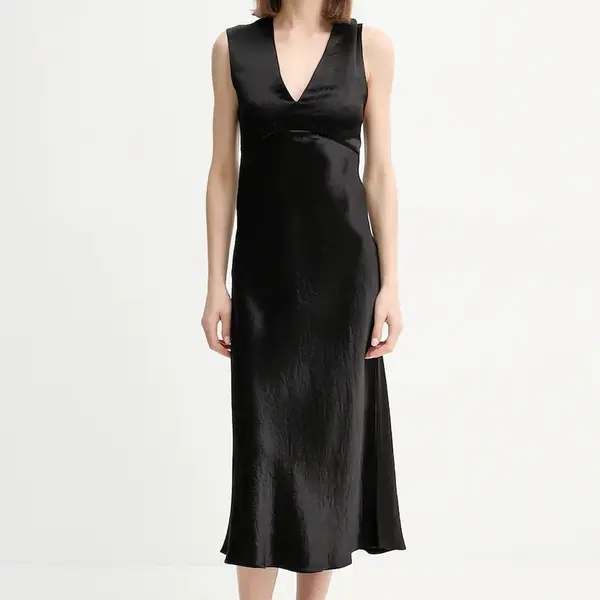 Šaty MM černá barva, maxi, 2516221048600