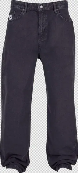 Karl Kani Džínsy  čierny denim