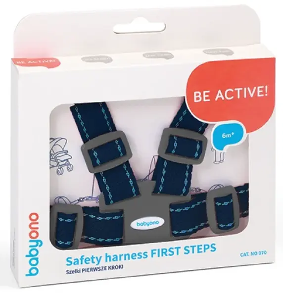 Bezpečnostné remienky/šírky - granát/modrá