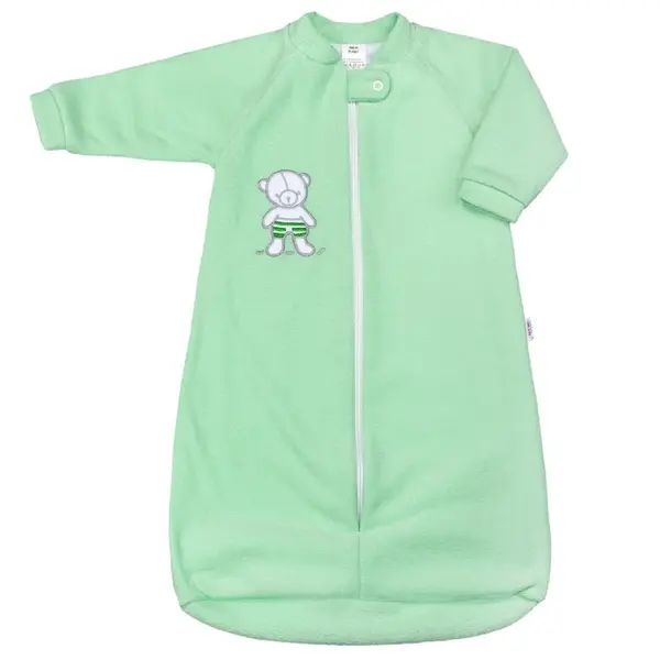 Dojčenský froté spací vak New Baby medvedík mätový 80 (9-12m), 20C37872