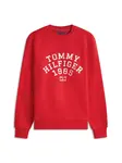 TOMMY HILFIGER Mikina 'ARCH'  červená / biela