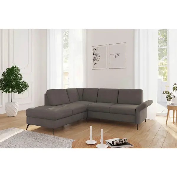 Sit & More ROHOVÁ SEDAČKA, textil, jílová barva
