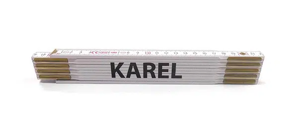 MAGG Skladací metr PATRIK, 2 m Jméno na metru: KAREL