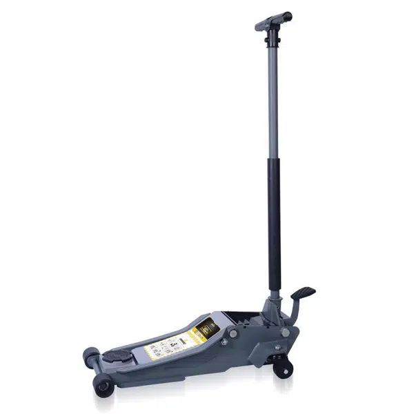 SNIT Hydraulický zvedák pojízdný 2t, nízkoprofilový s dvojitou pumpou a pedálem, 75 - 500 mm