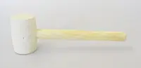 MDtools Palička gumová 900 g, průměr 70 mm, délka 370 mm, dřevěná rukojeť