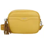 Stylová dámská koženková crossbody kabelka Erina, žlutá