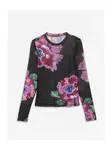 VERO MODA Tričko 'VMASTI'  limetová / ružová / červená / čierna