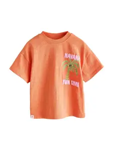 Next Tričko  modrá / zelená / oranžová / ružová