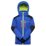 Dětská lyžařská bunda s membránou ptx snow alpine pro reaso 2 modrá 116-122