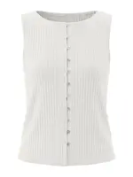 Imily Bela Top  prírodná biela