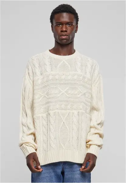 Men's sweater Set In Boxy sand