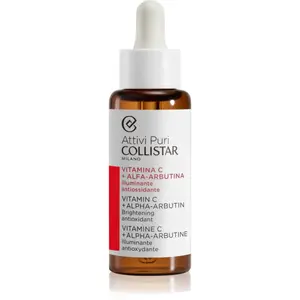 Collistar Attivi Puri Vitamin C + Alfa-Arbutina rozjasňujúce pleťové sérum s vitamínom C 50 ml