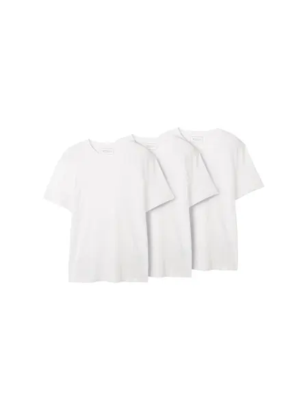 TOM TAILOR DENIM Tričko  biela